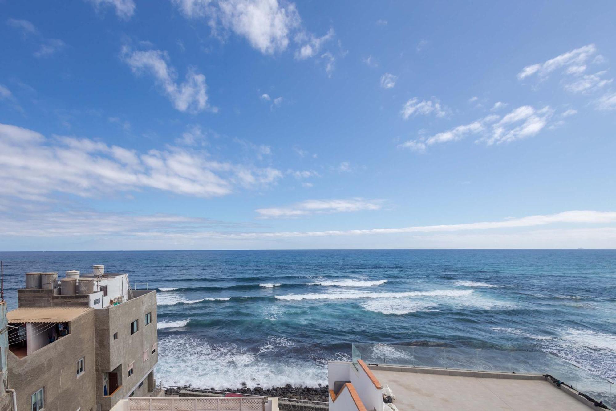 Costa Norte San Andres Studio Con Terraza Compartida Vista Al Mar Trapiche (Las Palmas) Esterno foto